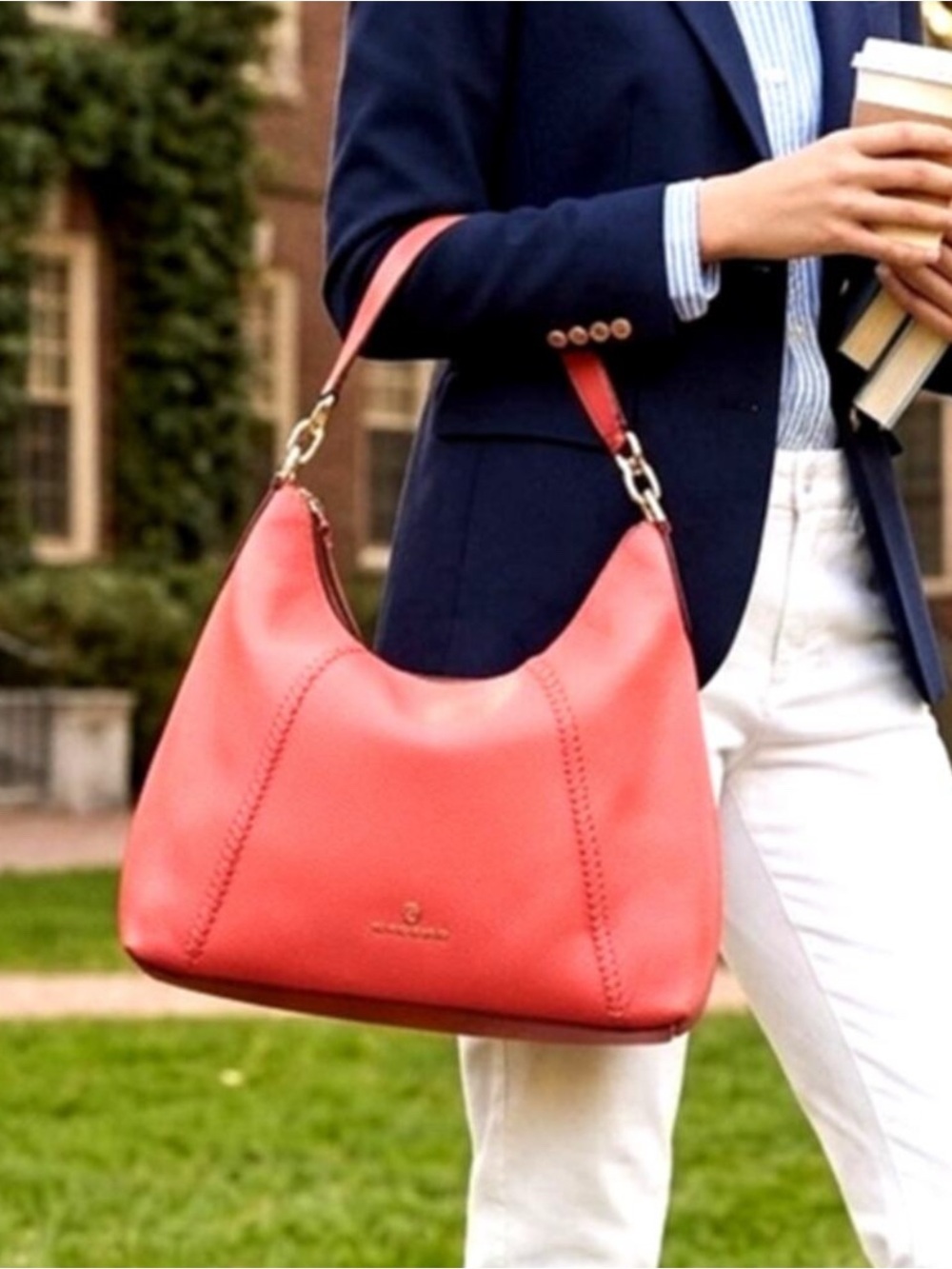 Michael Kors Coral Leather Hobo Bag- NWOT